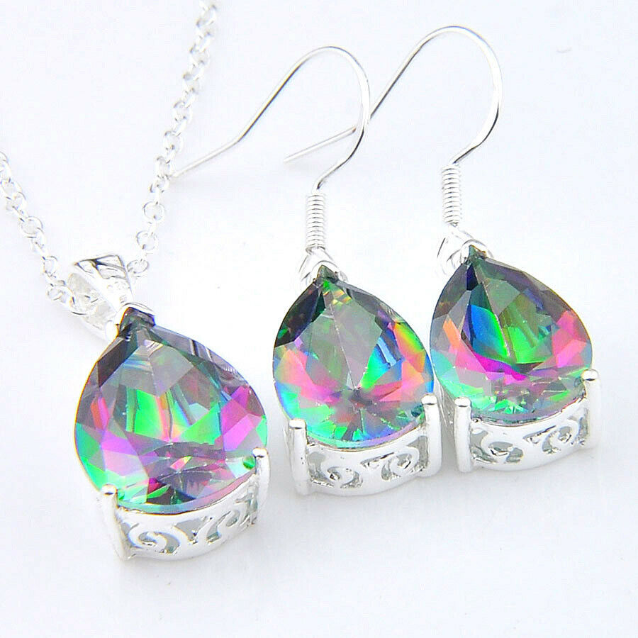 Rainbow Crystal Earrings