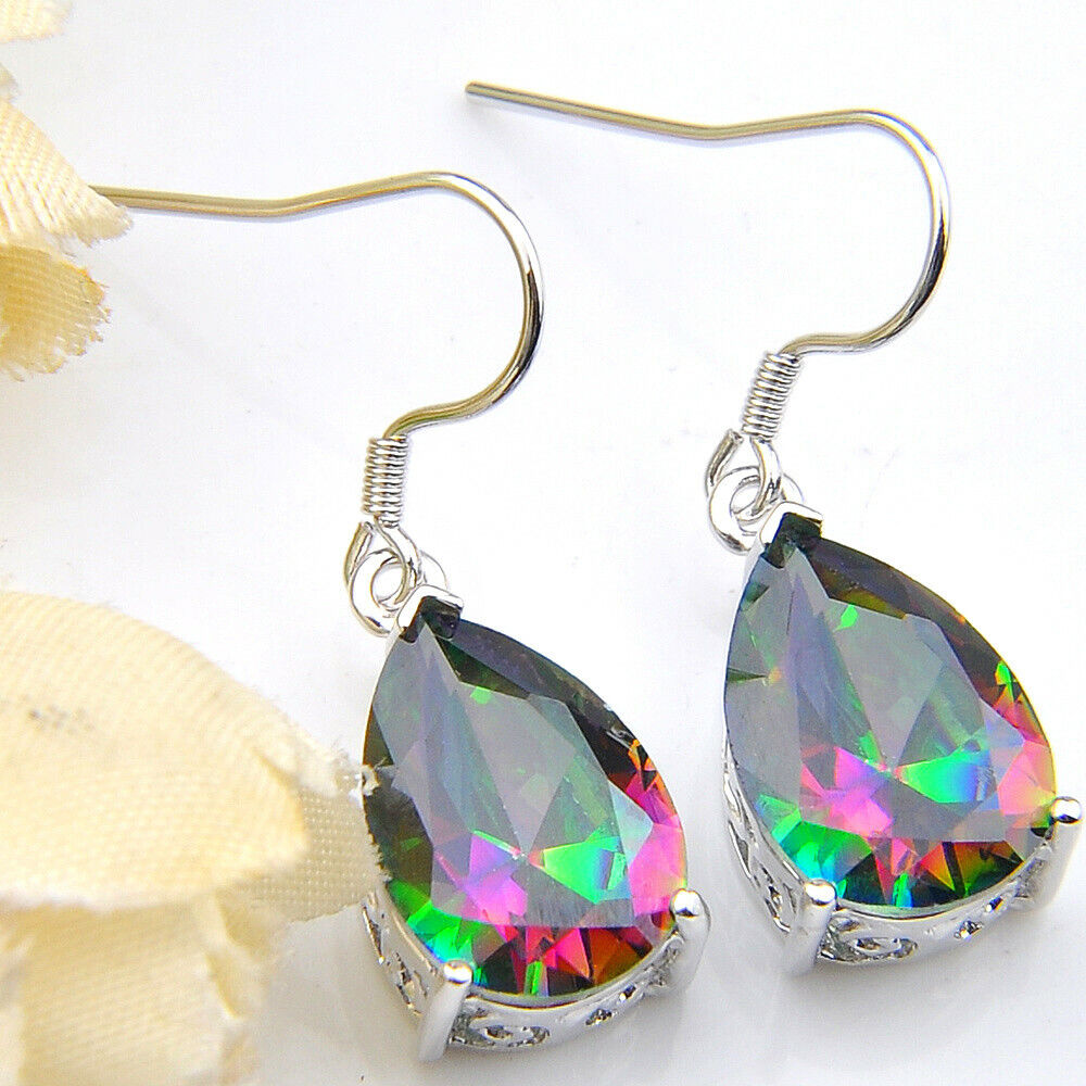 Rainbow Crystal Earrings